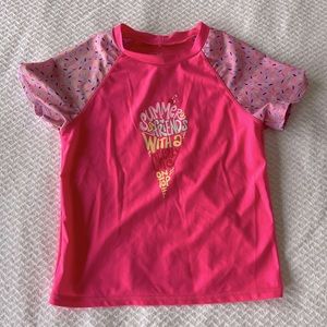 Cat & Jack Ice Cream Summer Swim Shirt
